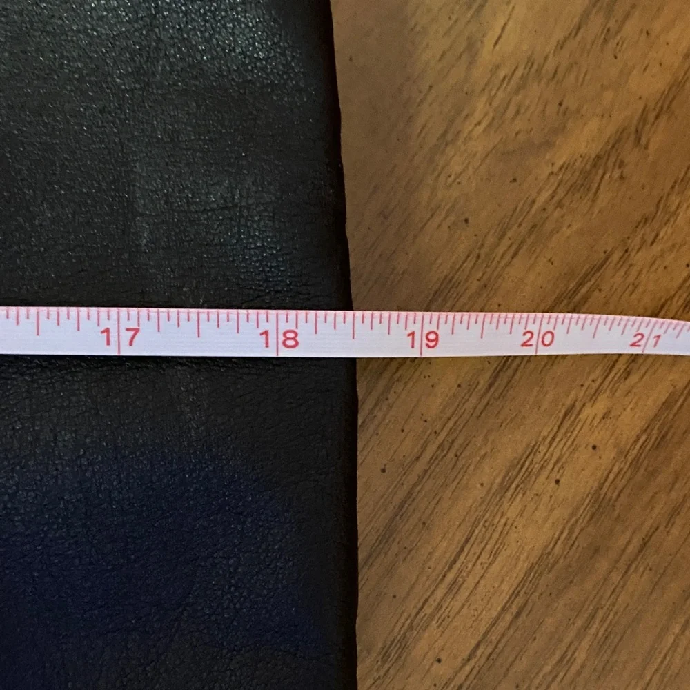 Tanya Collection Black Leather Sleeveless Dress Size M - Picture 12 of 15